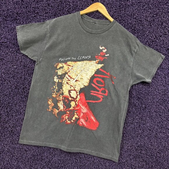 Korn Follow The Leader Album Art Heavy Metal Band T-Shirt L - Picture 3 of 4